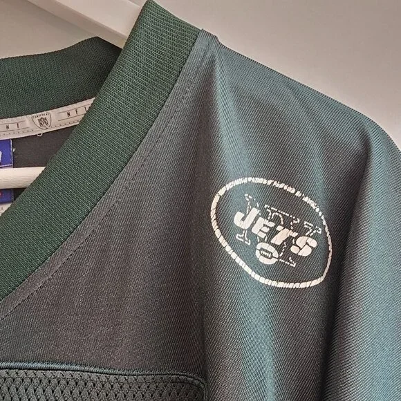 Reebok NFL New York Jets Chad Pennington #10 Jersey XL Green White - Picture 6 of 11